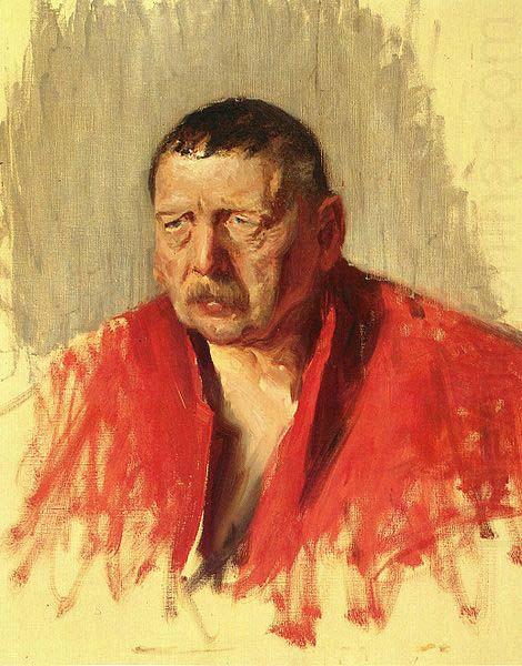 Portrait of Zorn, bruno liljefors